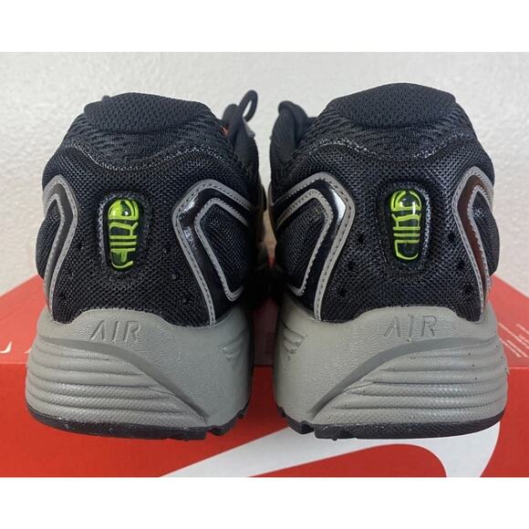 Nike Air Pegasus Wave Black Flat Pewter Safety Orange Mens Size 12 New Fast Ship - Picture 8 of 10